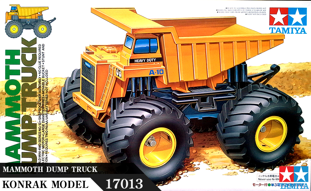 TA17013 MAMMOTH DUMP TRUCK 1/32