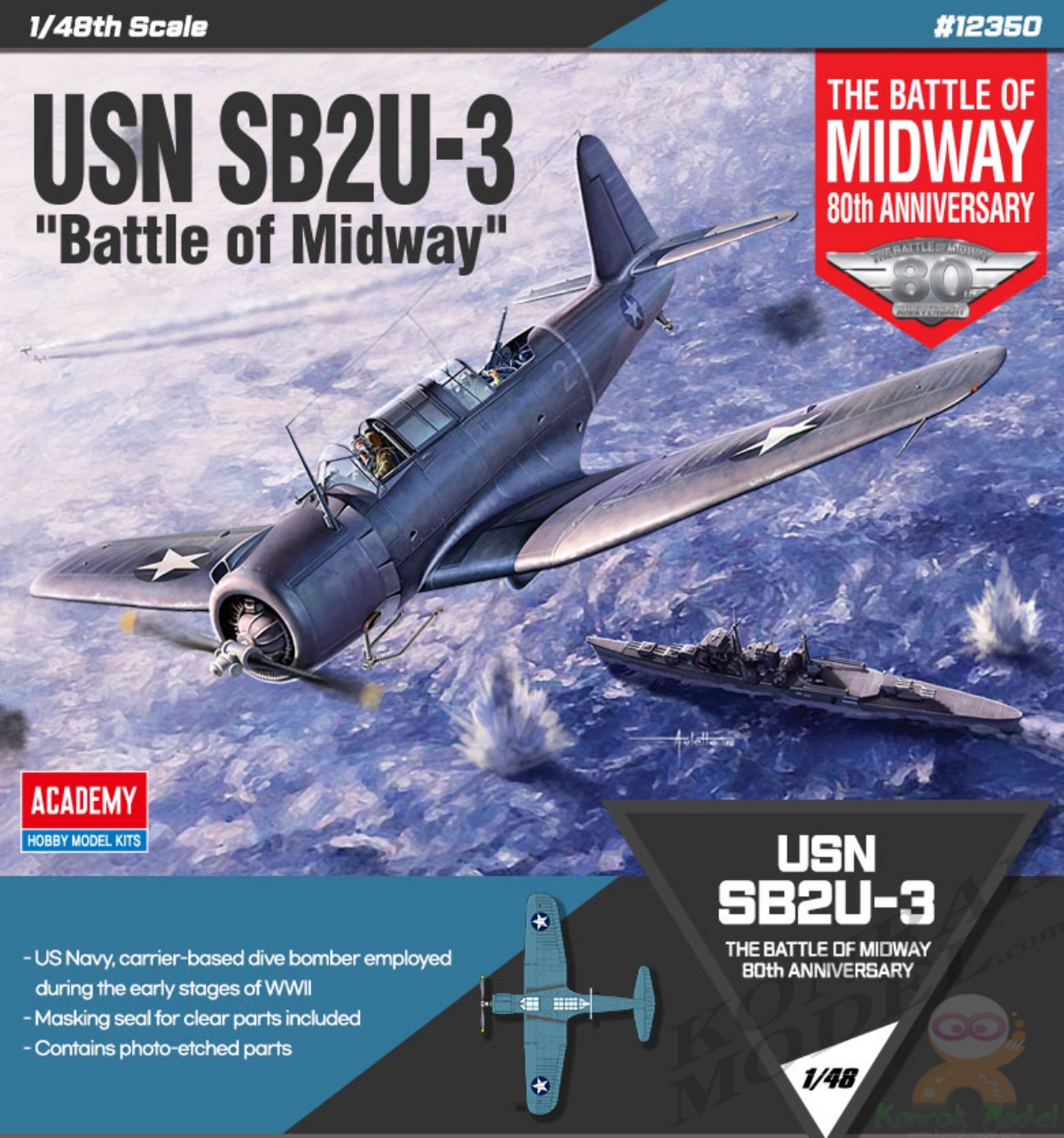 AC12350 THE BATTLE OF MIDWAY 80TH ANNIVERSARY [1/48]