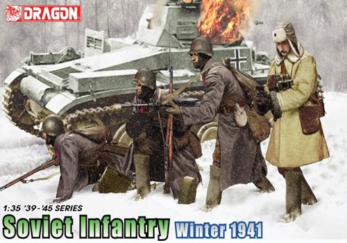 DRA6744 Soviet Infantry Winter 1941 (1/35)