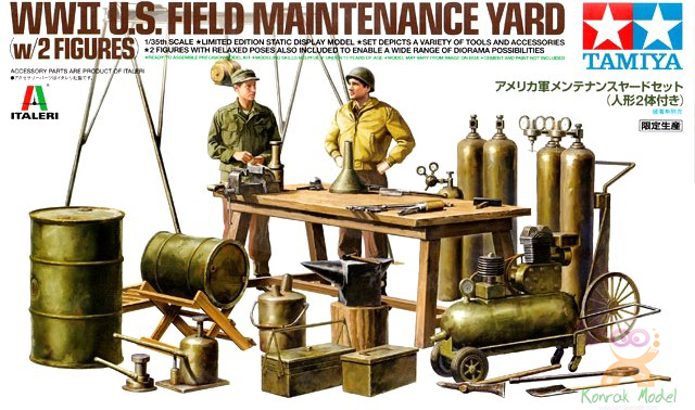 TA25106 1/35 WWII US Field Maintenance Yard