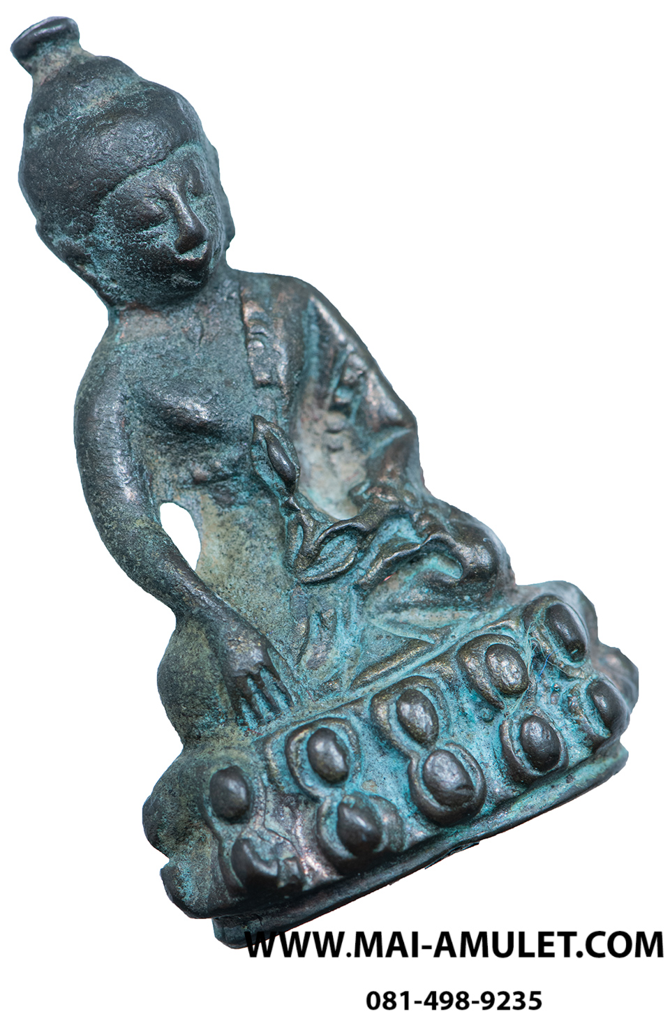 พระกริ่งอุบาเก็ง เนื้อนวะ หล่อโบราณ รุ่น เพ็ญเดือน ๖ (วิสาขะ) ใต้ฐาน จปร. สร้าง 300 องค์ วัดสุทัศน์ฯ ปี 35 พร้อมกล่องครับ