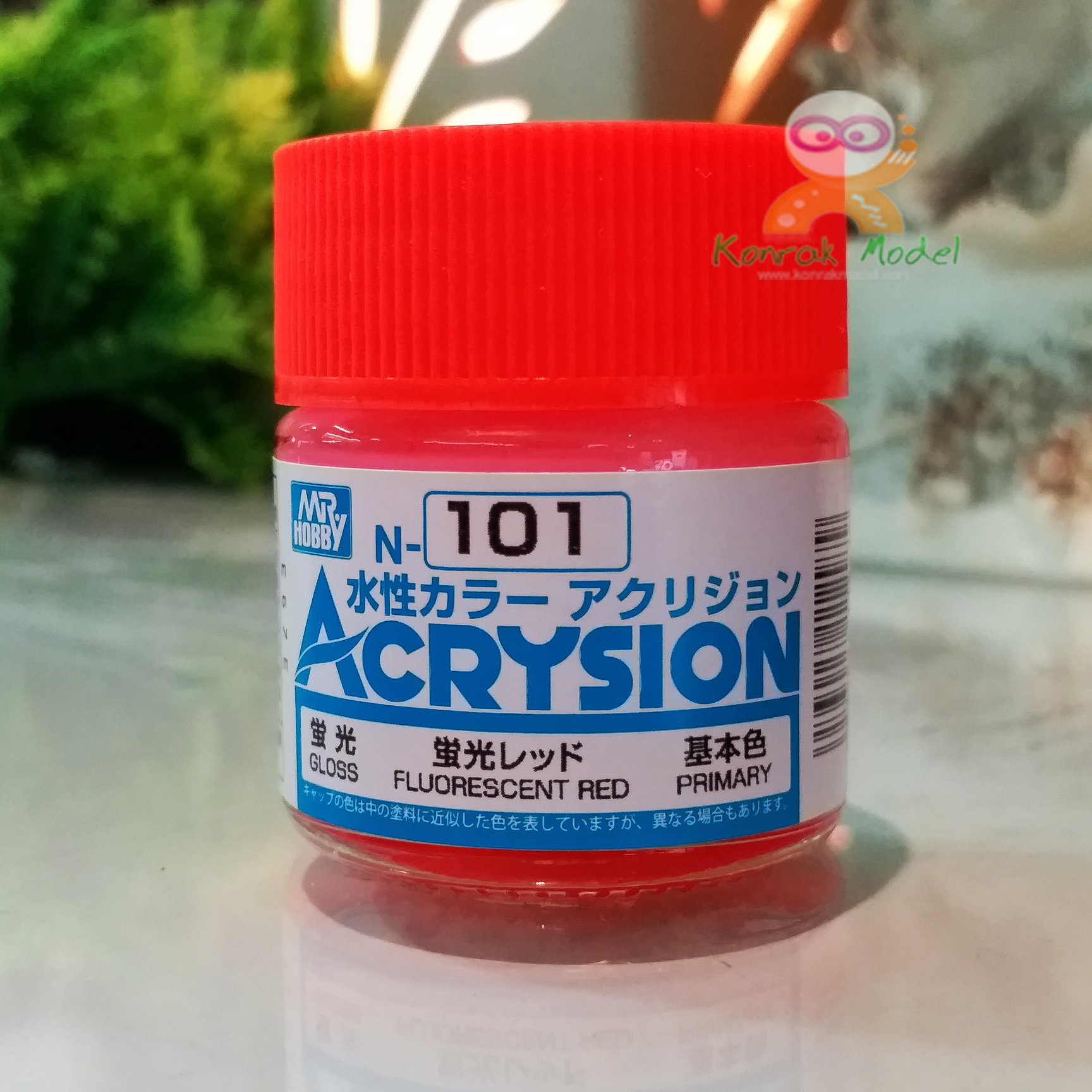 N101 FLUORESCENT RED (Gloss) 10ml