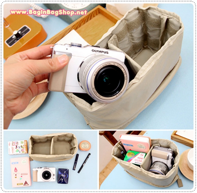 Camera Candy Bag Insert กระเป๋าจัดระเบียบกล้องไว้พกพา