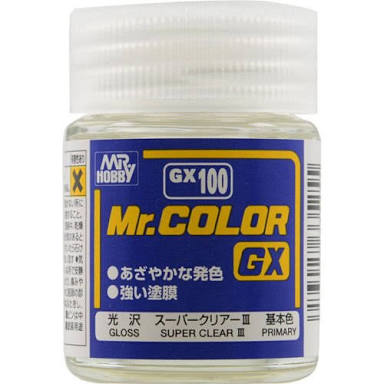 GX100 Super clear 18ml