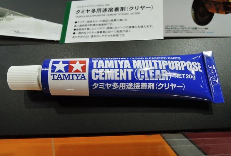 TA87188 Multipurpose Cement (Clear) ติดชิ้นส่วนใส ชิ้นสวนที่ชุปมาหรือทำสีแล้วได้