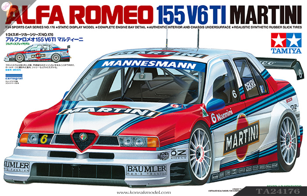 TA24176 Martini Alfa Romeo 155 V6TI 1/24