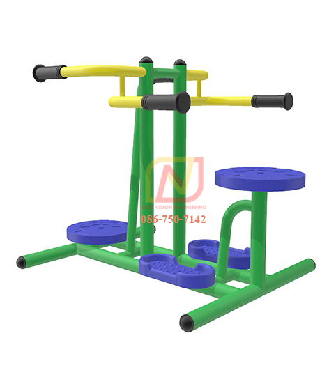 FT-30 อุปกรณ์บริหารเอว - สะโพกคู่ (แบบนั่งและยืน)