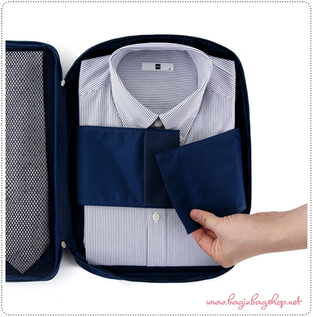 Slim Shirt Pouch กระเป๋าเก็บเสื้อเชิ๊ต สำหรับเดินทาง