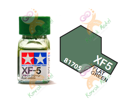 Enamel XF5 Flat Green 10ml