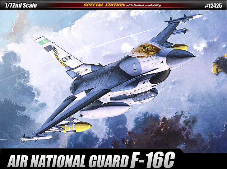 AC12425 F-16C AIR NATIONAL GUARD 1/72