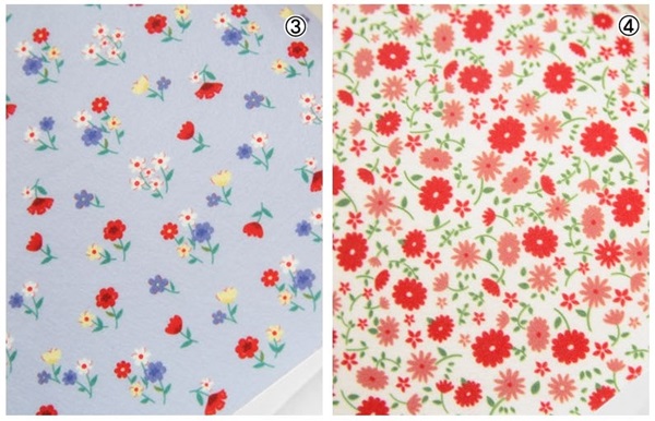 Felt : ลาย Memories of Springtime มี 8 ลาย ขนาด 42x30 cm/ชิ้น (พร้อมส่ง)