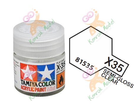 Acrylic X35 Semi Gloss Clear 10ML