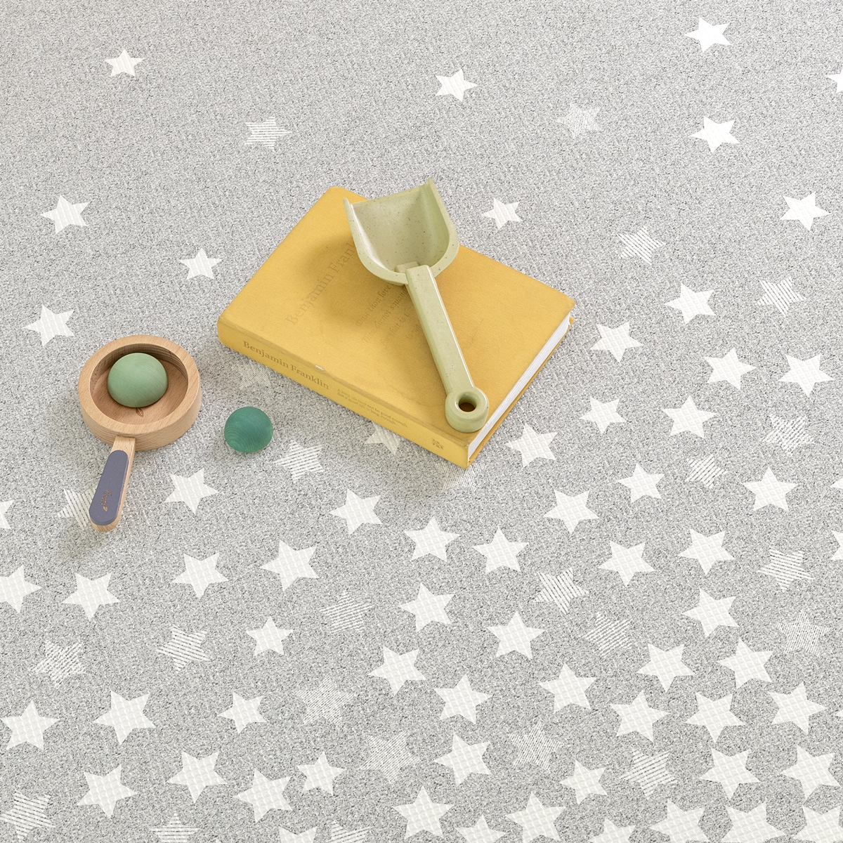 Parklon แผ่นรองคลานรุ่น PE Double Sided Prime Mat ขนาด 150x200cm หนา 1.5cm ลาย Leaf Mellow+Milky Way