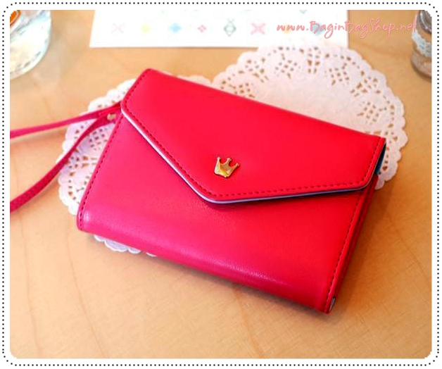 ลด 50% Crown Smart Pouch d กระเป๋าสตางค์ใส่สมาร์ทโฟน