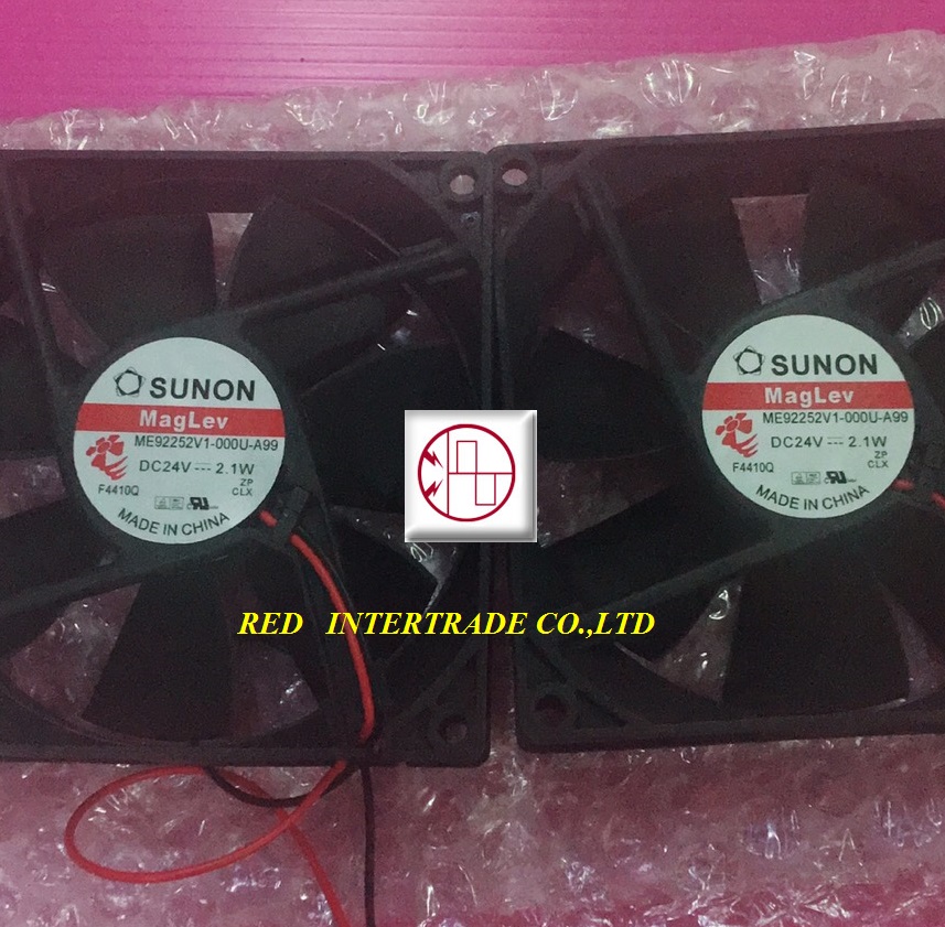 ขายพัดลมระบายความร้อนSUNON DC24V 2.1W ME92252VV1-000U-A99 91*91*25MM