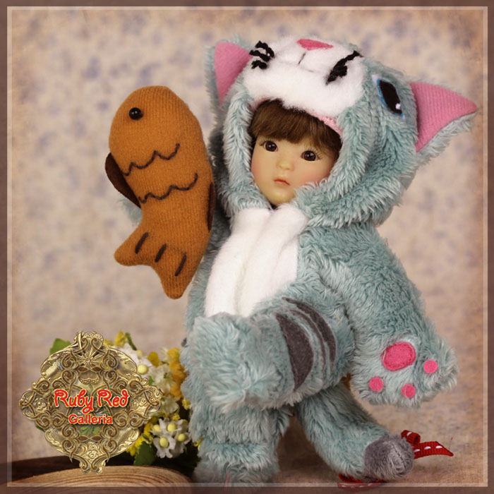 [SALE -50%] HC0030A Yu Ping Blue Cat Set