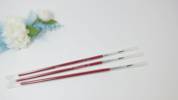 หมึกแต้มตาวินด์เซอร์นิวตันสีอะคริลิค + แปรงพู่กัน (ชุด) มี 2 Color ดำ / ขาว (พร้อมส่ง)