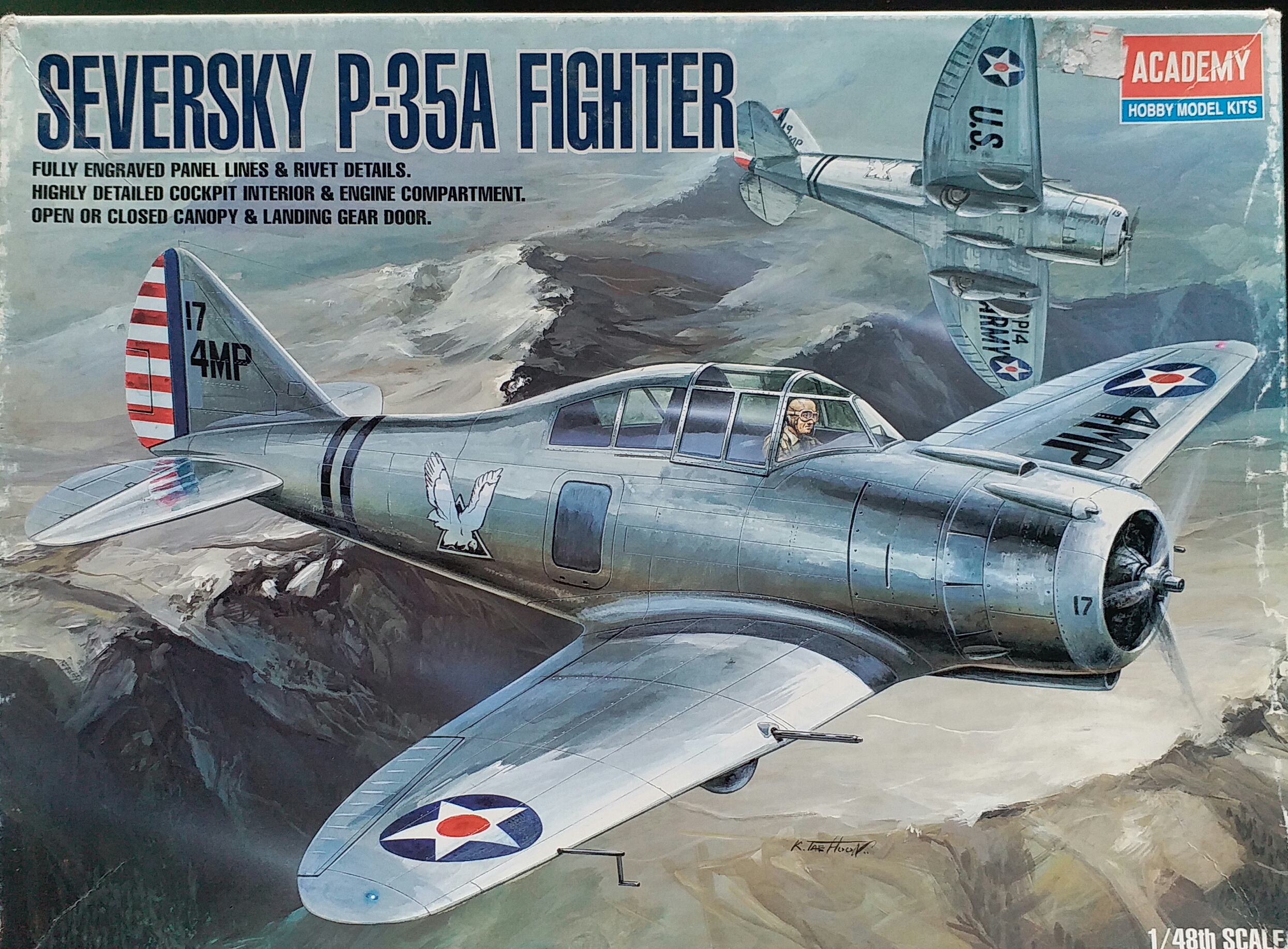 AC2180 SEVERSKY P-35A FIGHTER 1/48