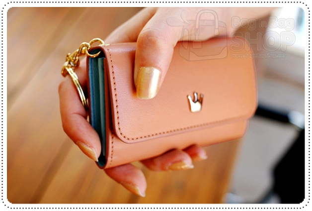Crown keyring card wallet กระเป๋าใส่กุญแจ