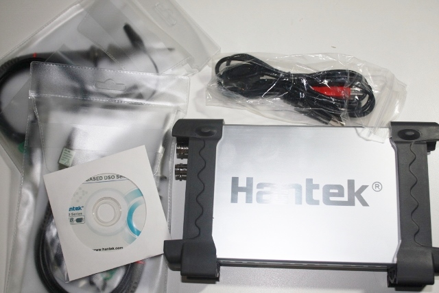 HaHantek 6022BE (20MHz, 48MS/s) Oscilloscope + 2 Probe Set and USB Cable