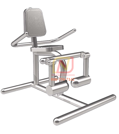 FTS-48 เครื่องออกกำลังกายกลางแจ้งสแตนเลส บริหารข้อเข่า ยกลูกน้ำหนัก(แบบสลับขา)
