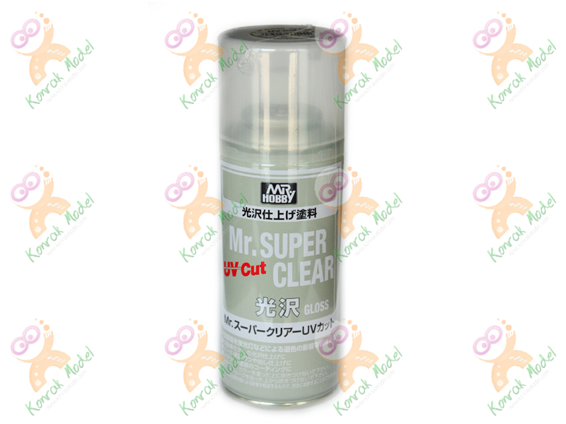 B522 Mr. Super Clear UV CUT GLOSS 170ml Sealant Spray (ป้องกันโมเดลเหลือง)