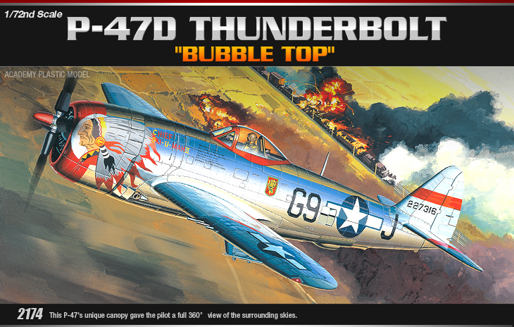AC12491 P-47D THUNDERBOLT [1/72]