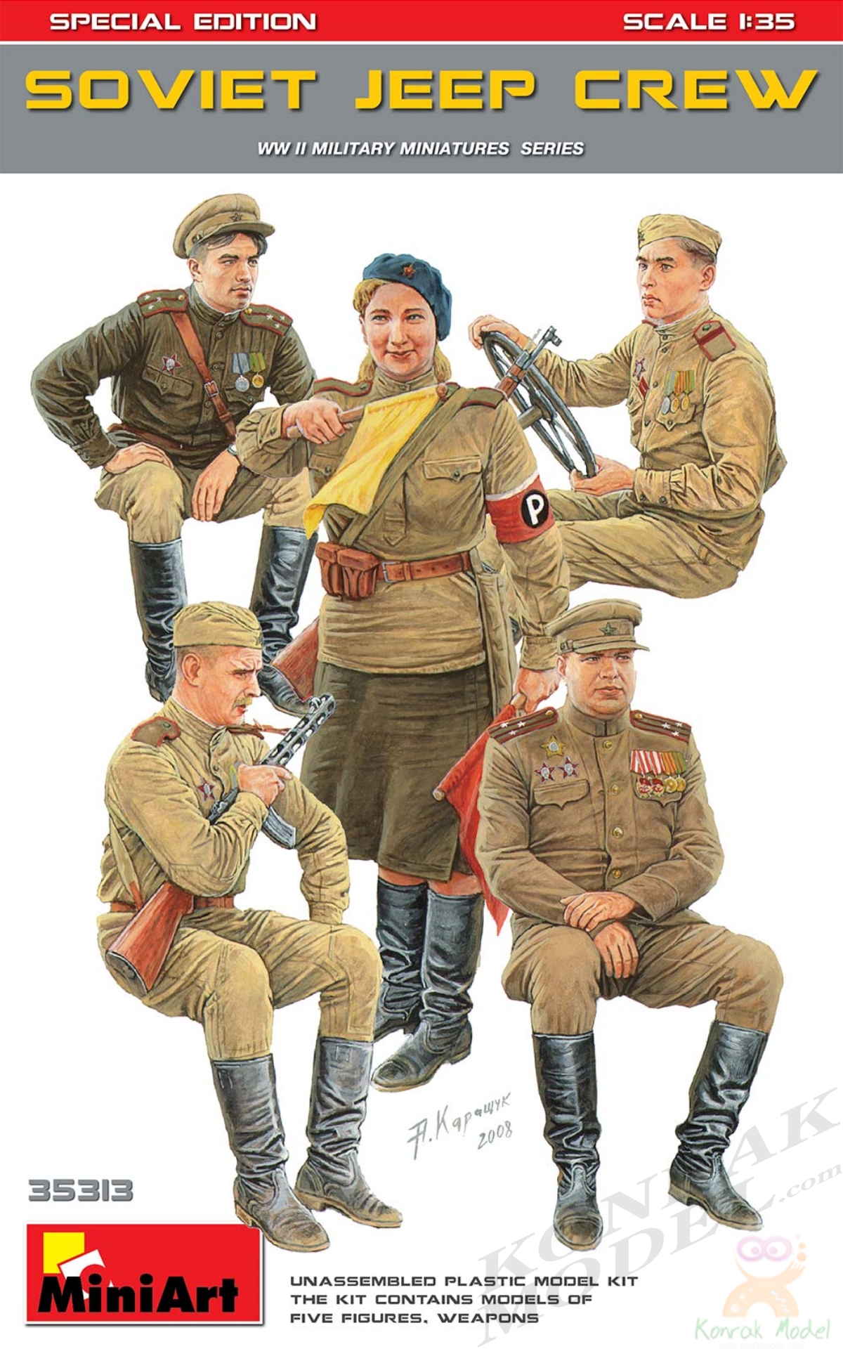 MI35313 SOVIET JEEP CREW. SPECIAL EDITION 1/35
