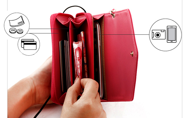 Handmade Smart Wallet กระเป๋าสตางค์พร้อมช่องใส่มือถือสมาร์ทโฟน