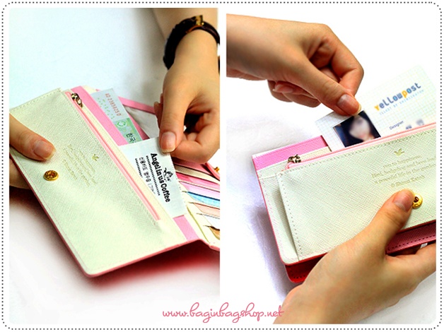 ลด 50% Hello Happiness Slim Wallet