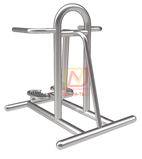 FTS-18 เครื่องออกกำลังกายกลางแจ้งสแตนเลส อุปกรณ์บริหารข้อสะโพก (แบบแกว่งตัว)