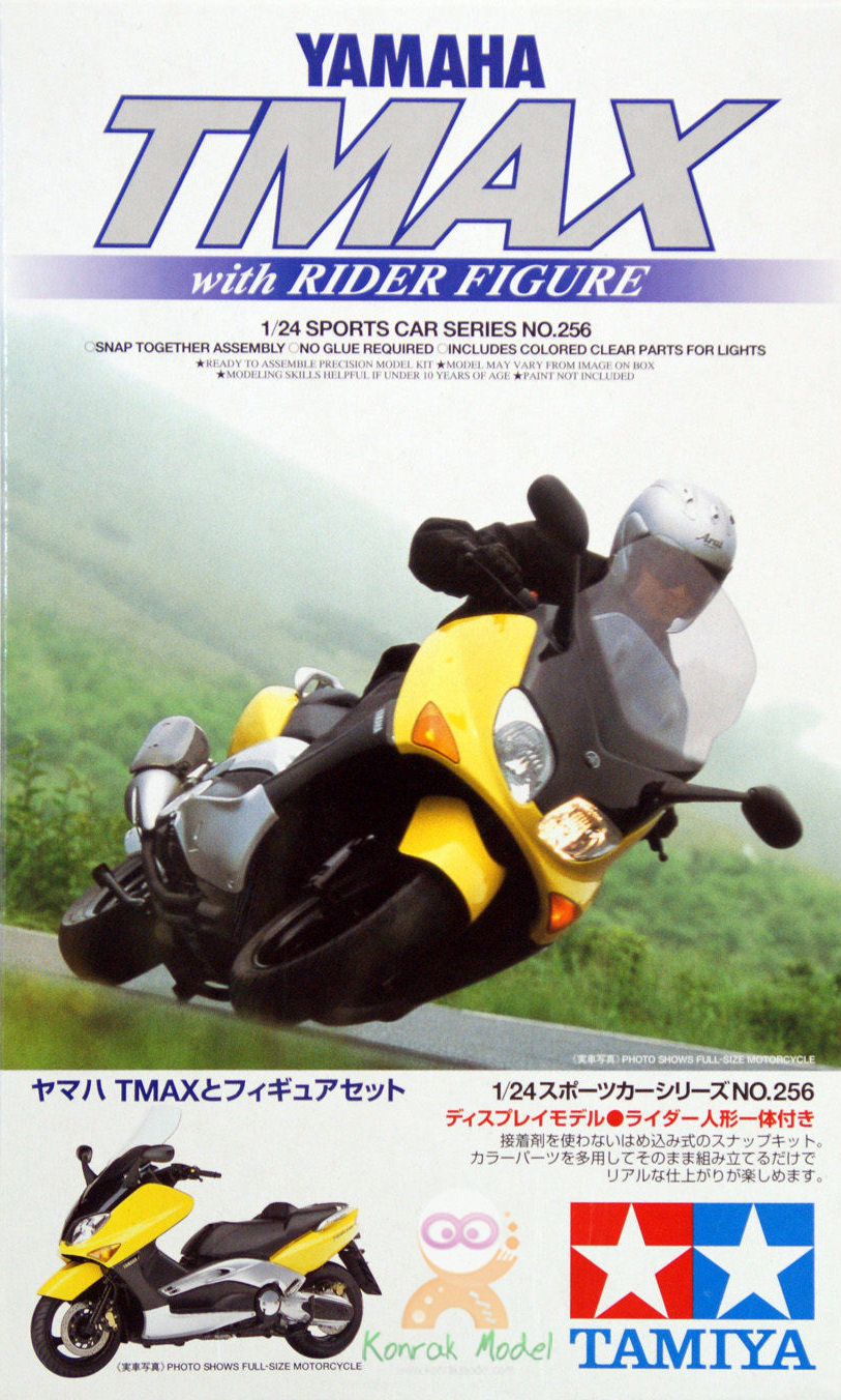 TA24256 1/24 Yamaha TMAX w/Rider Figure