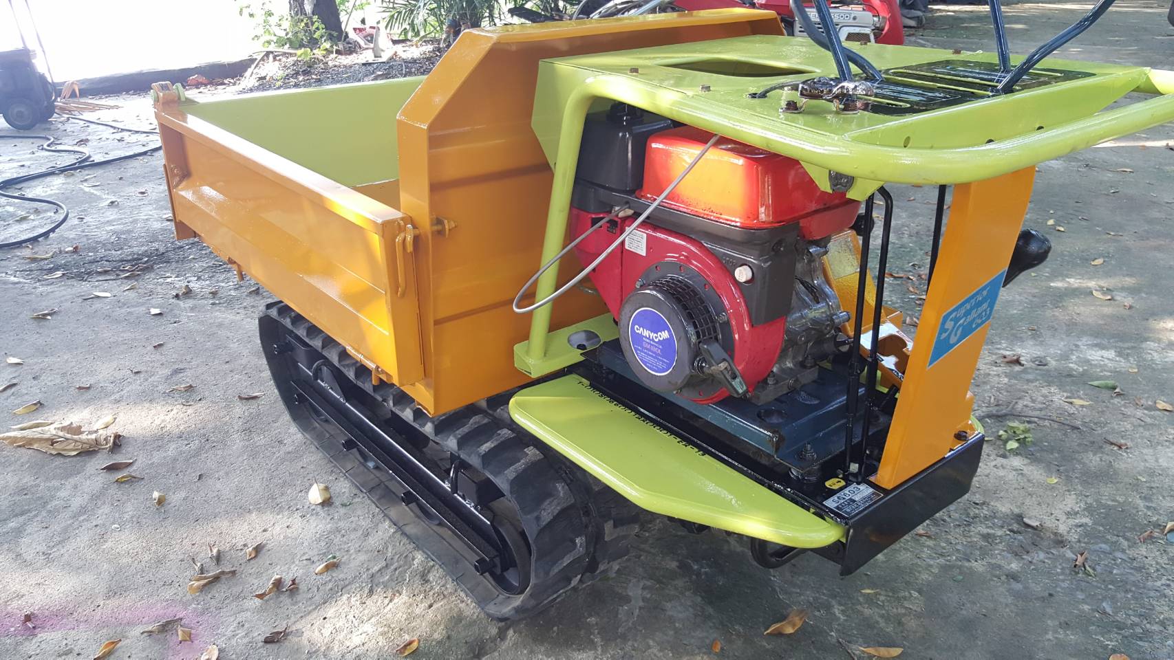 รถบรรทุกตีนตะขาบ Mini Dumper