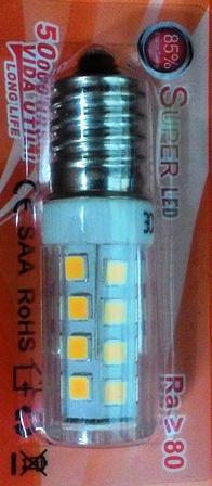 LED E14 superled 5W 220V warm