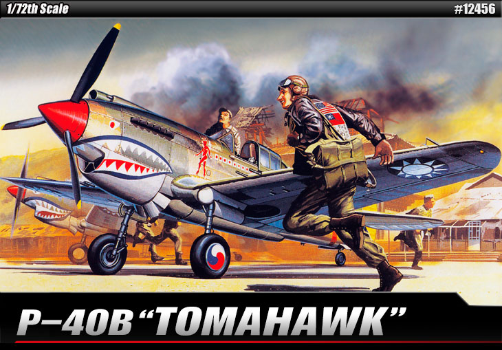AC12456 TOMAHAWK CURTISS P-40B 1/72