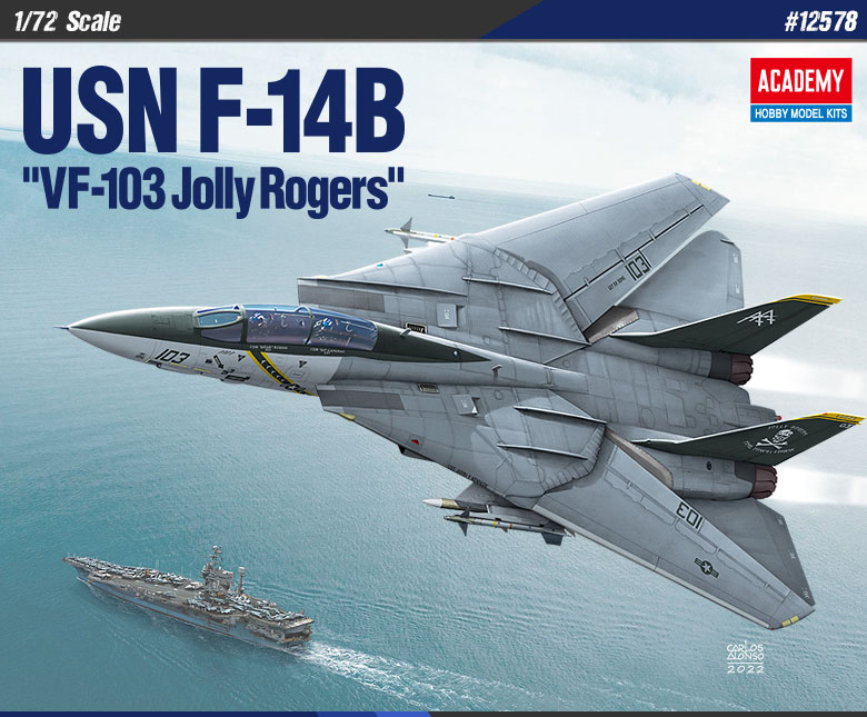 AC12578 USN F-14B VF-103 Jolly Rogers [1/72]
