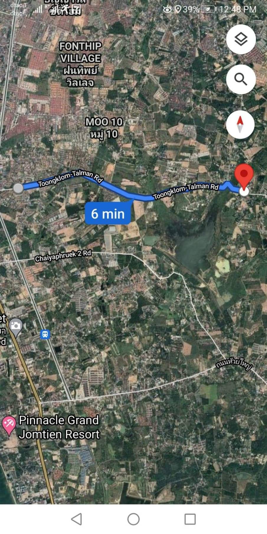 ขาย-ที่ดินเปล่า 1งาน ต.หนองปรืออ.บางละมุงจ.ชลบุรี