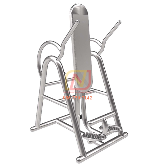FTS-37 เครื่องออกกำลังกายกลางแจ้งสแตนเลส อุปกรณ์บริหารหน้าท้อง (แบบยืน)