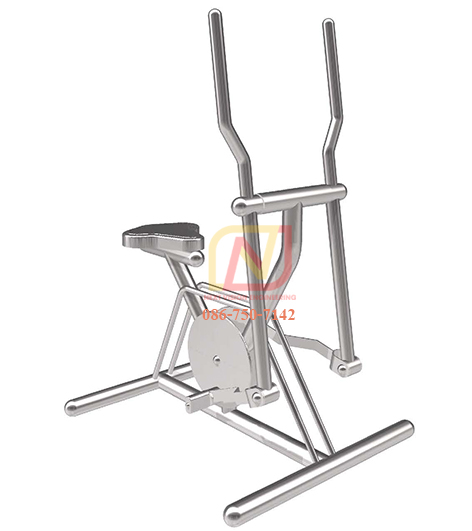 FTS-54 เครื่องออกกำลังกายกลางแจ้งสแตนเลส อุปกรณ์บริหารแขน-ขา(แบบโยก-ปั่น)