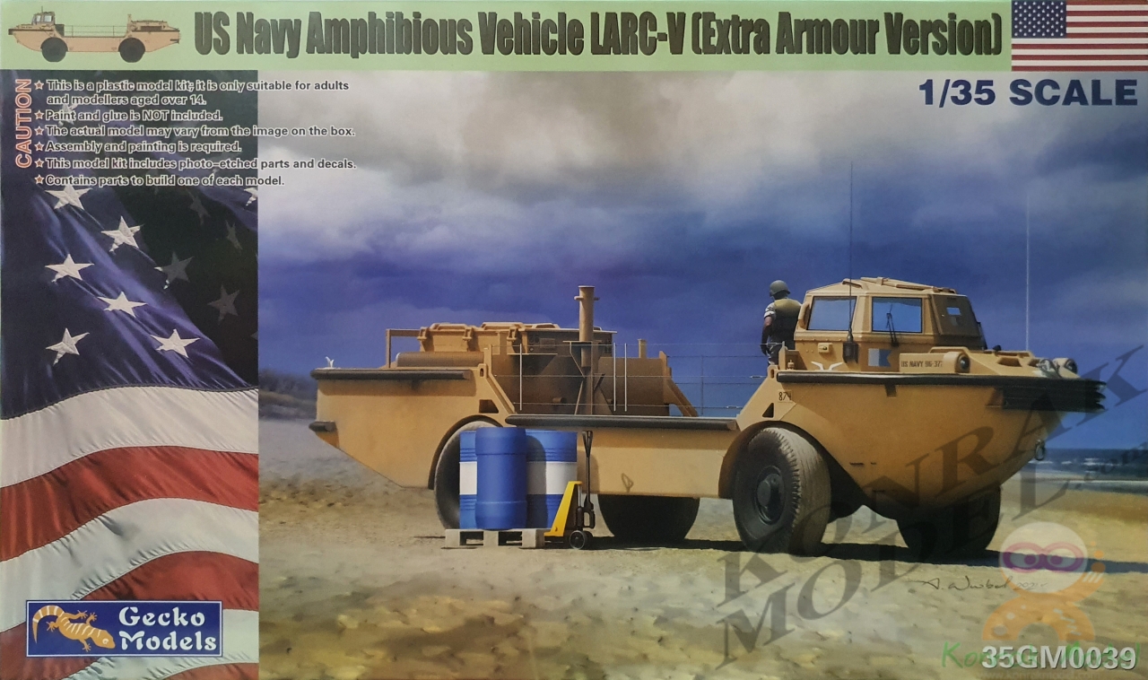 35GM0039 US NAVY AMPHIBIOUS VEHICLE LARC-V (EXTRA ARMOUR VERSION) [1/35]