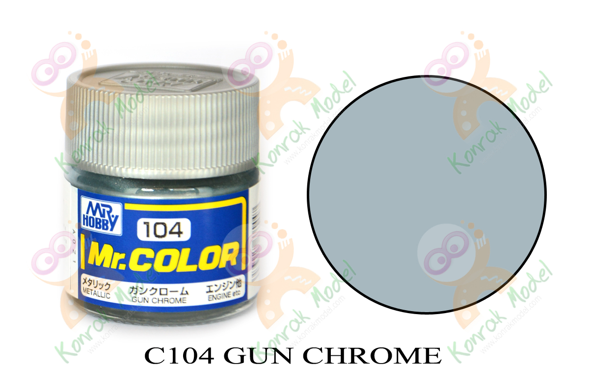 C104 Gun Chrome Metallic-Gloss 10ml