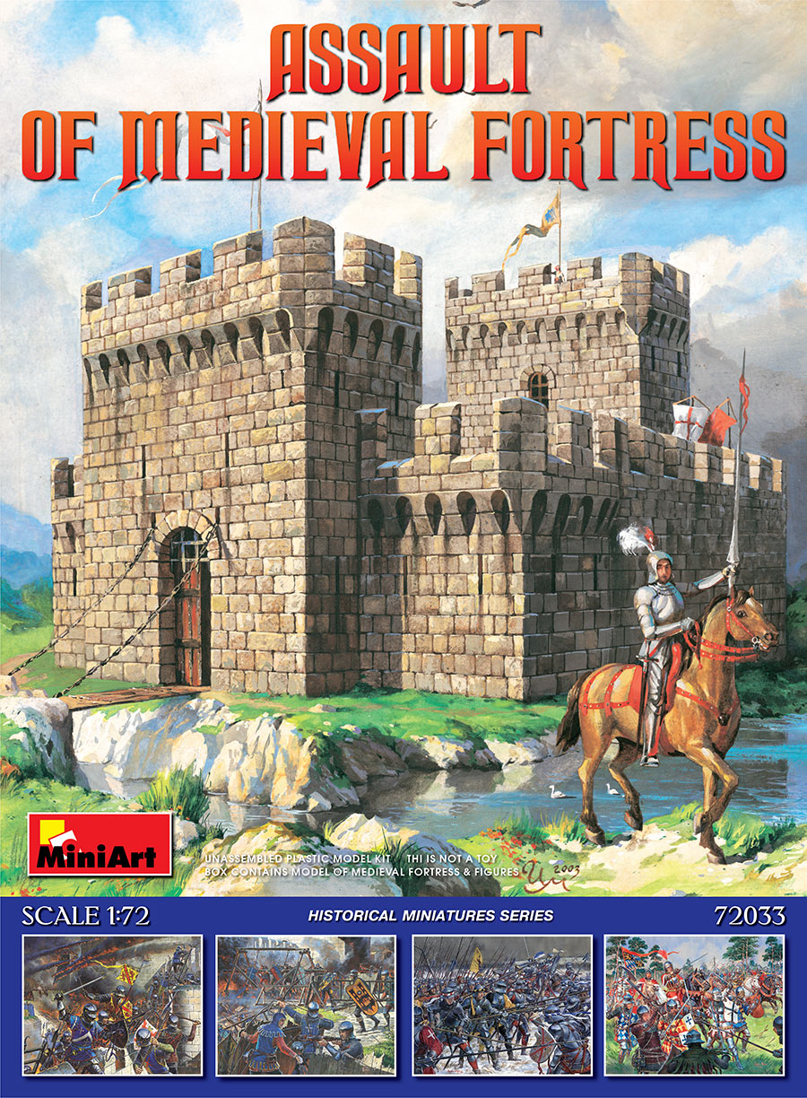 MI72033 ASSAULT OF MEDIEVAL FORTRESS 1/35