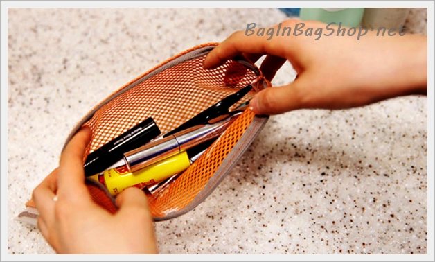 Coated Mesh Pouch - Slim Long