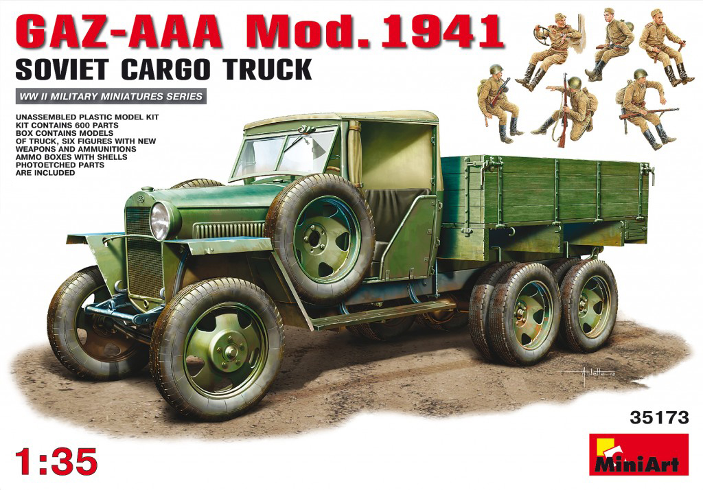 MI35173 GAZ-AAA Mod. 1941. SOVIET CARGO TRUCK 1/35