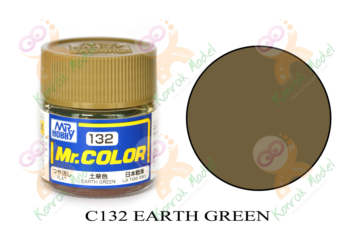 C132 Earth Green Flat 10ml