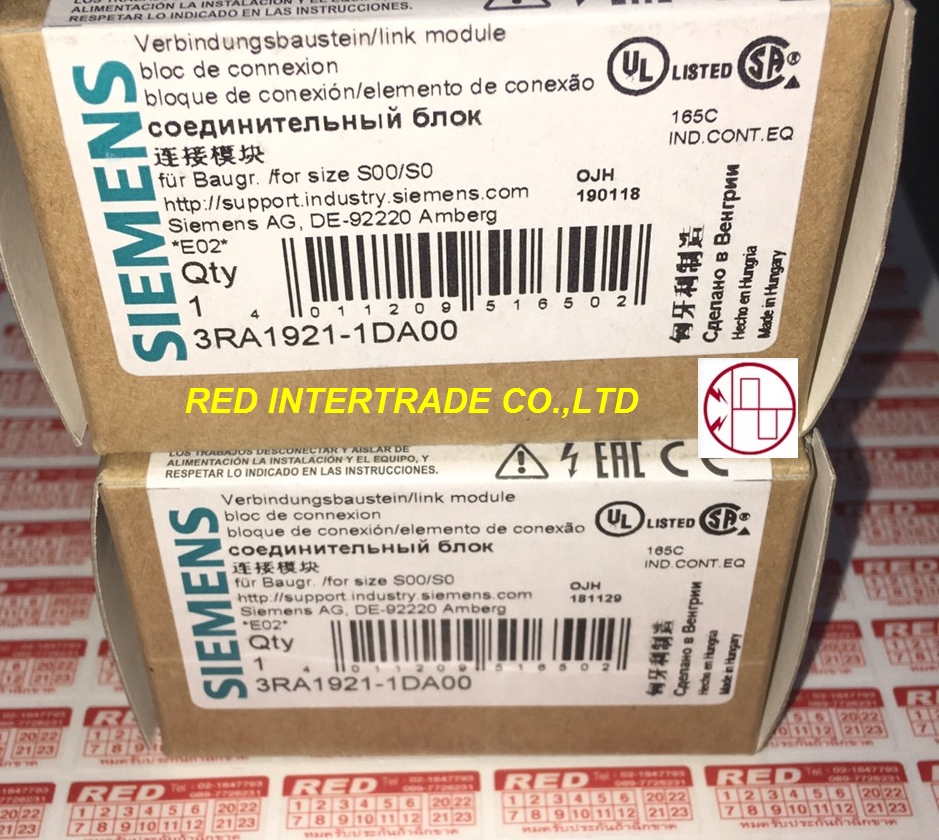 SIEMENS 3RA1921-1DA00 Link module Electrical and mechanical