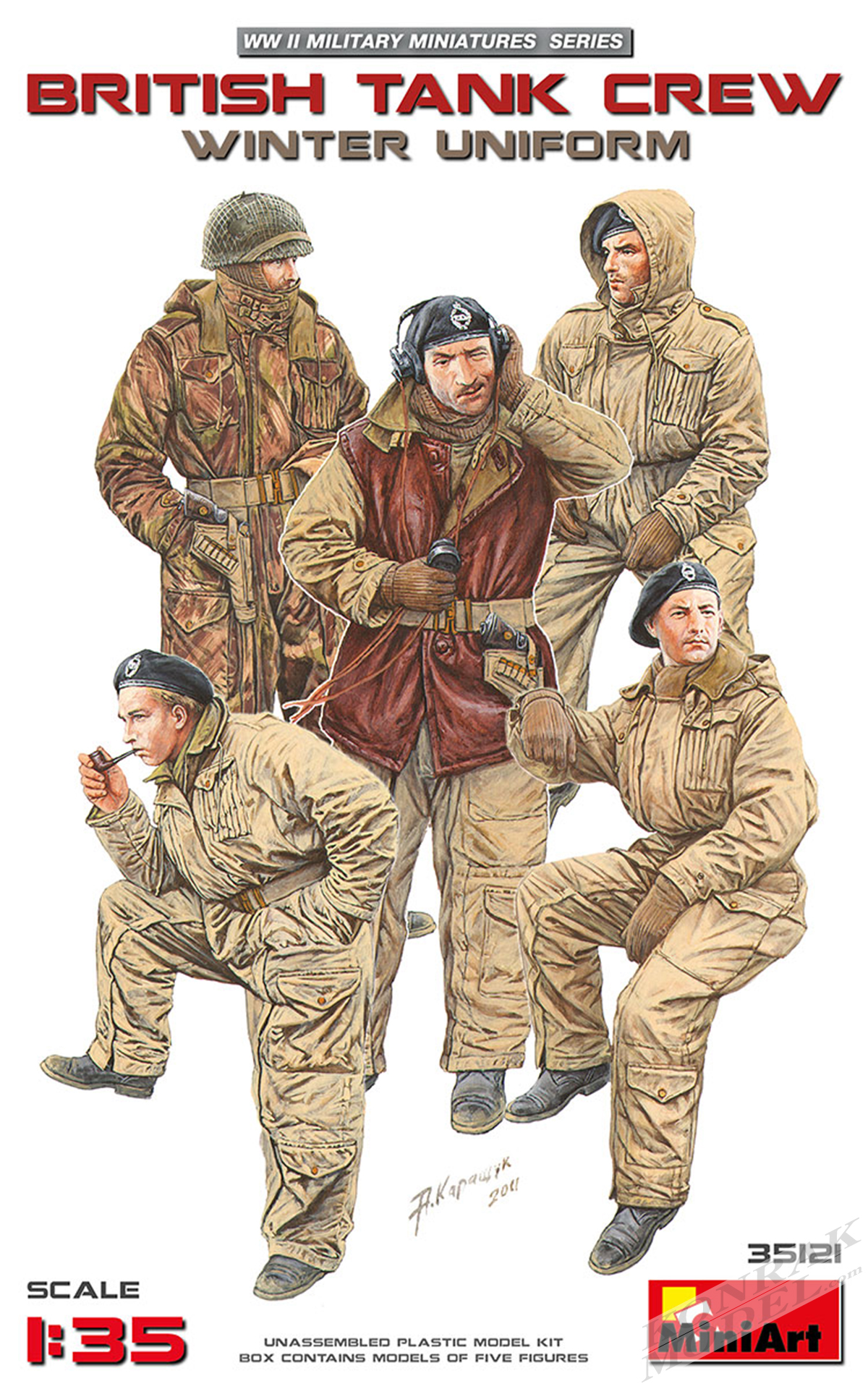 MI35121 BRITISH TANK CREW. WINTER UNIFORM 1/35