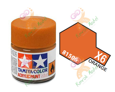 Acrylic X6 Orange 10ml