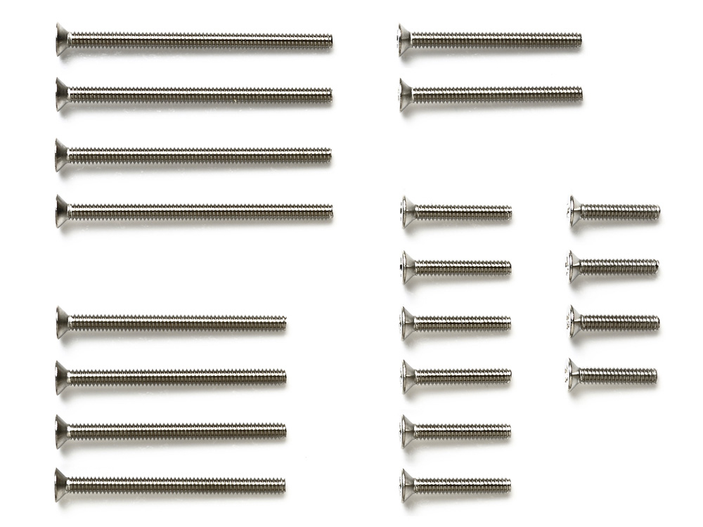 TA15510 Stainless Steel Countersunk Screw Set (10/12/20/25/30mm)