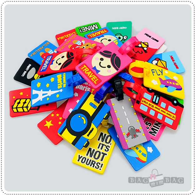 Silicone Luggage TAG ป้อยชื่อห้อยกระเป๋าเดินทาง